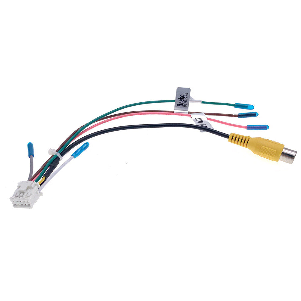 10 Pin Rear View Backup Camera Cable Adapter RCA For Android Car Stereo Radio US