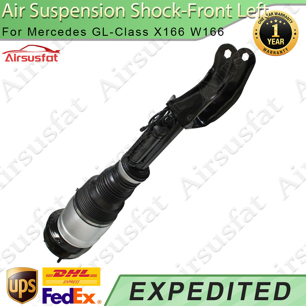 for Mercedes GL-Class X166 W166 Front Left Air Suspension Shock Strut with EDC