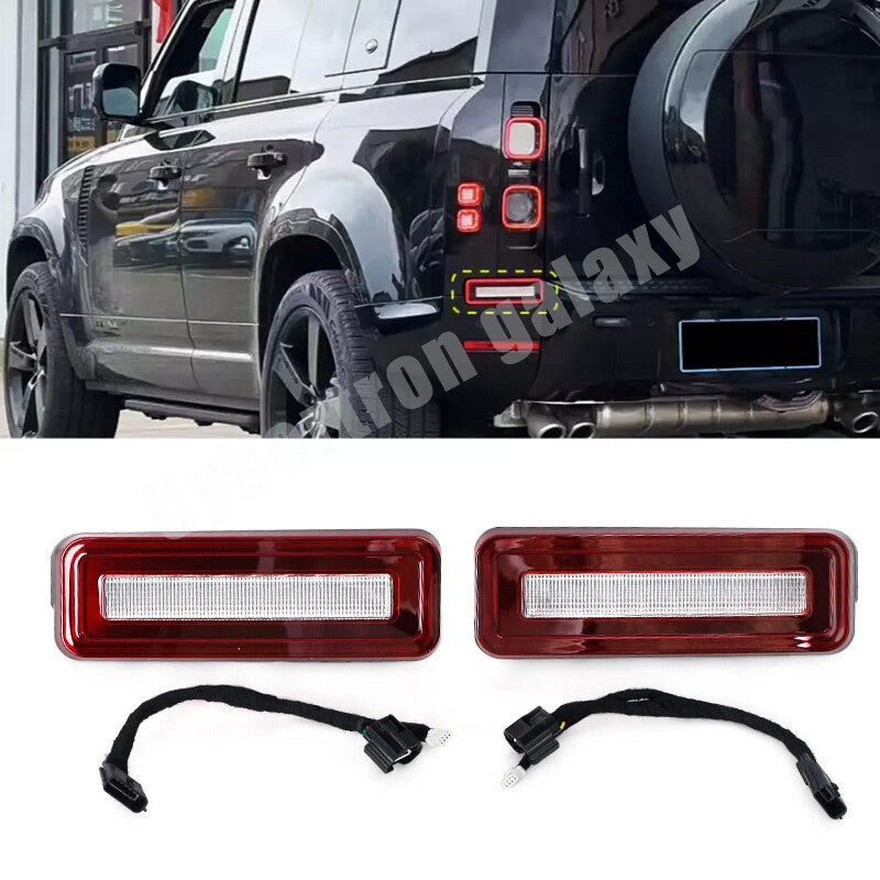 Two-piece rear turn signal reverse lights compatible with for Land Rover for Defender 2020-2023 reverse lights.