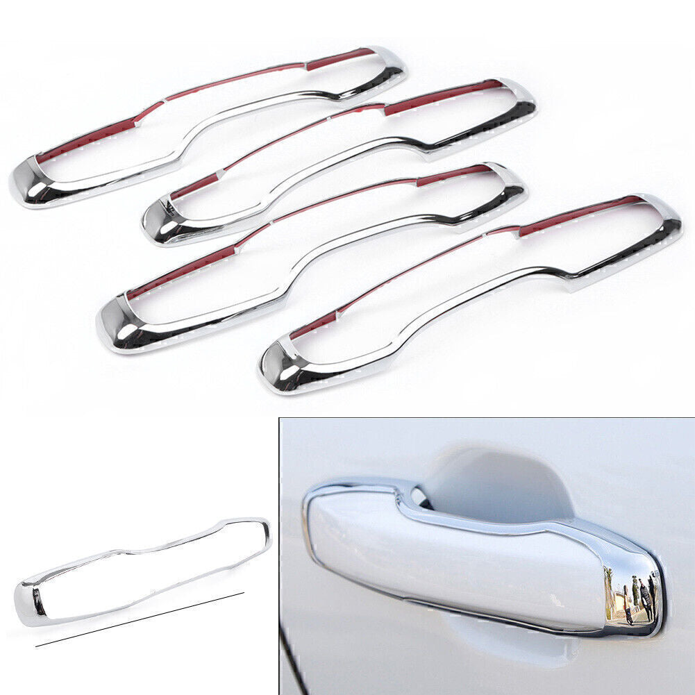 4PCS Door Handle Cover Decoration Trim for Volvo XC60 2018 2019 ABS Plastic