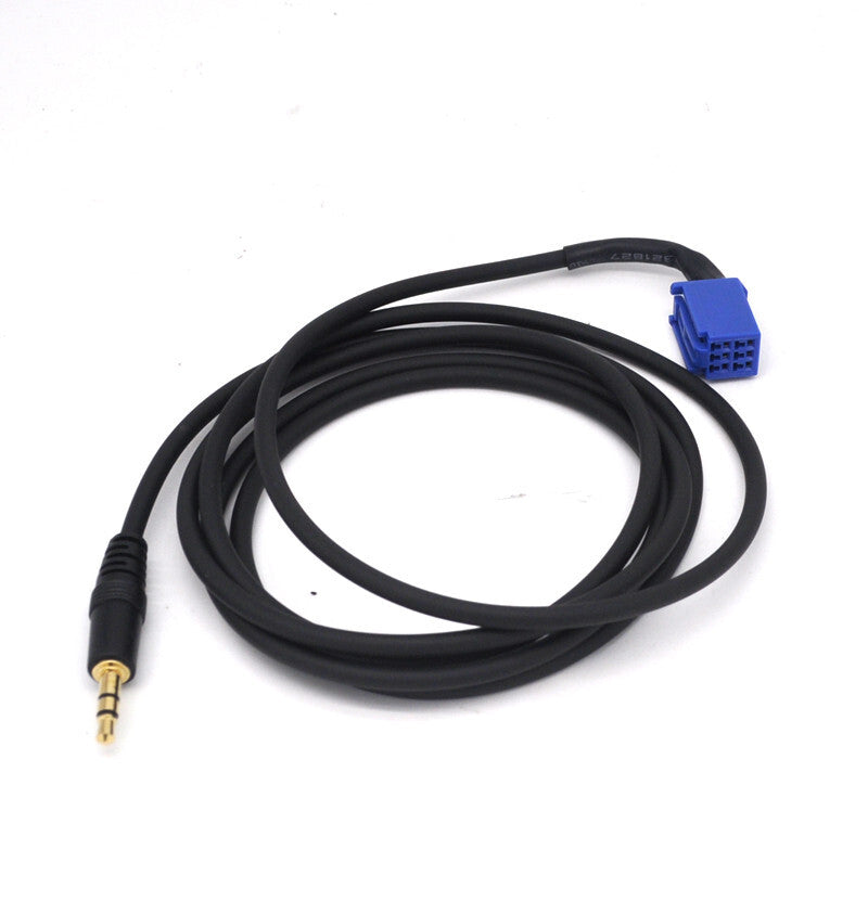 add 3.5mm aux music mp3 in input cable adaptor for Toyota for lexus Mark Levinson