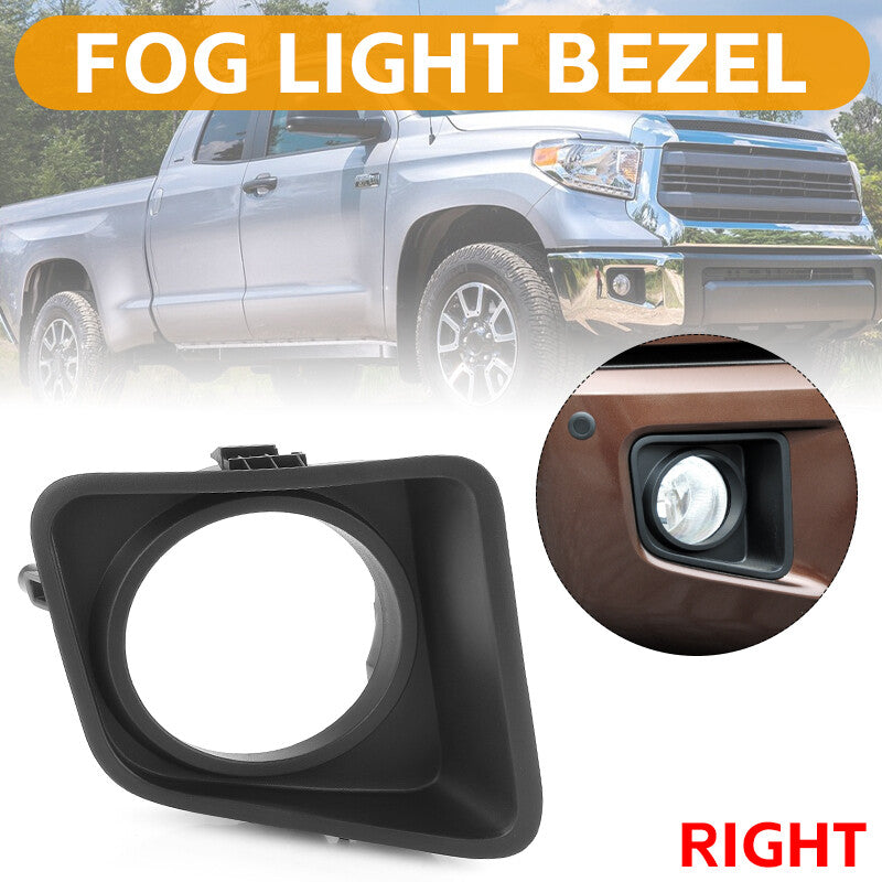 Fog Light Bezel Lamp Trim Cover Front Right Side for Toyota Tundra 2014-2021