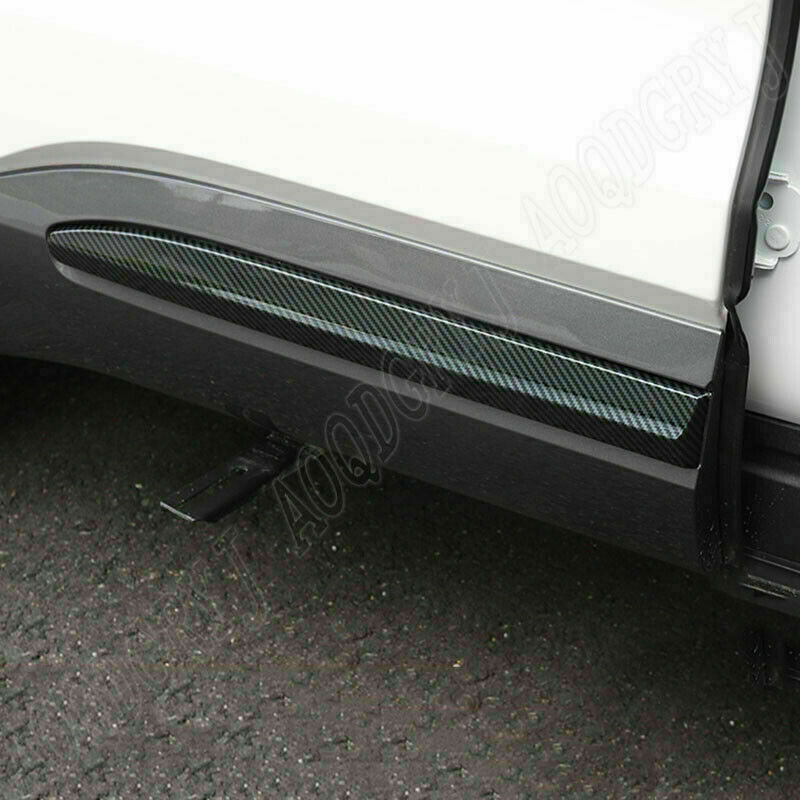 for Ford Explorer 2020-22 Carbon Fiber Door Side Body Molding Stripes Cover Trim