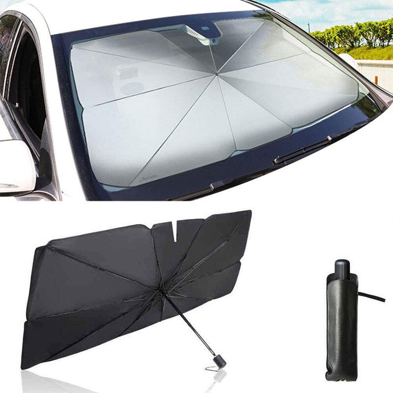14079CM Car Windshield Sun Shade Umbrella Foldable Sunshade Front Window Cover