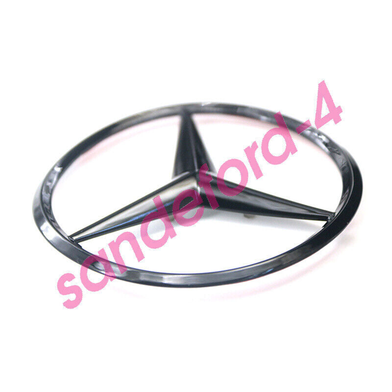 C63 C300 AMG Trunk Star Badge, Glossy Black Rear Logo Badge, for Mercedes C250 W204