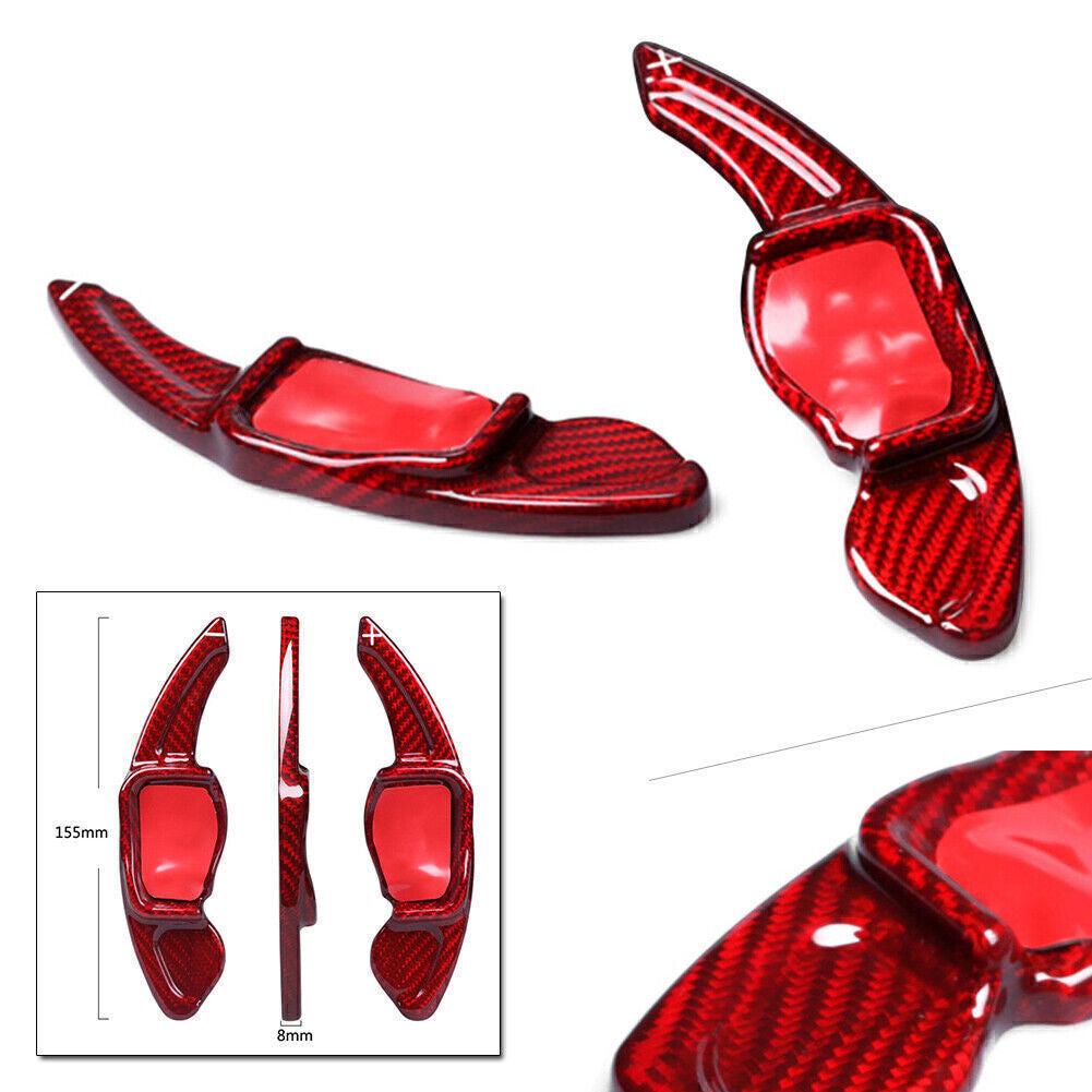 Steering Wheel Paddle Shift Extension Carbon Fiber fit for VW MK5 MK6 R20