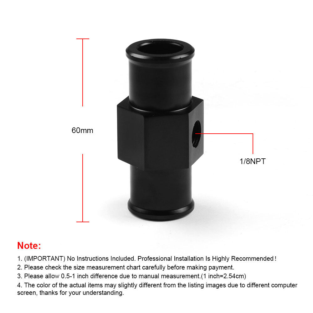 24mm Motorcycle Water Temp Temperature Joint Pipe Sensor Gauge Hose Adapter