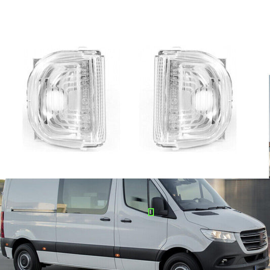 1Pair Rearview Mirror Light Turn Signal Lamp Fit for Mercedes Sprinter 2019-2020