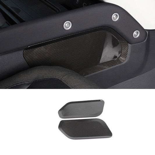 for Land Rover for Defender 2020-2025 Carbon Fiber Control Storage Box Side Trim 2P