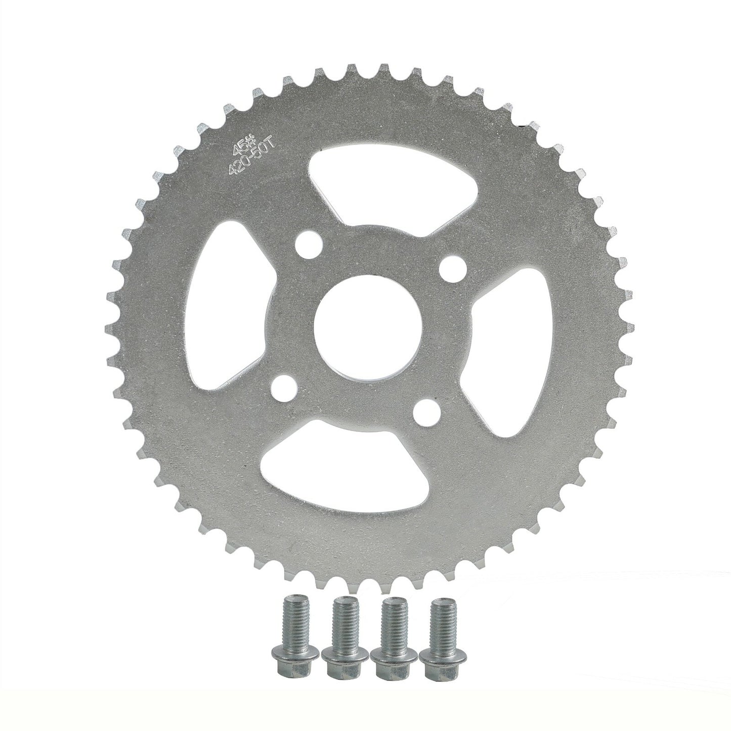 420 chain + 50T 40mm rear sprocket for CT200U for mini bicycle, Taodao all-terrain vehicle, four-wheel off-road vehicle