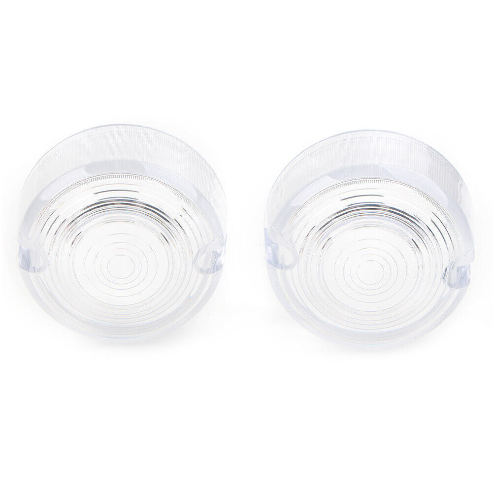 2pcs Turn Signal Lens Cover for Harley Dyna FXD FXR Sportster XLH 883 1200 FXST