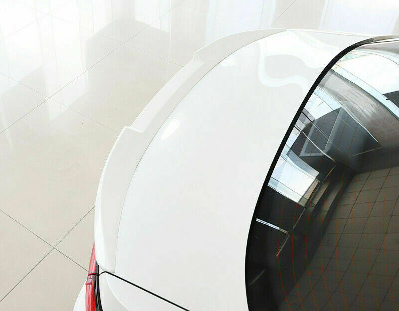 for Toyota for Corolla 2019-2022 Pearl White Rear Door Tail Trunk Spoiler Wing Lip