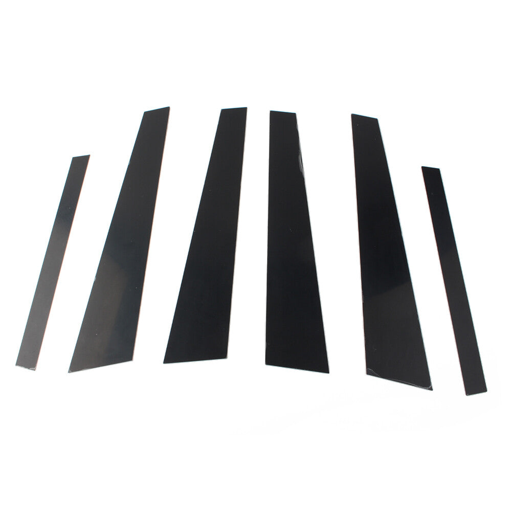 Door Window Pillar Posts Decoration Cover Trim for BMW 5 Series E60 2004-2010