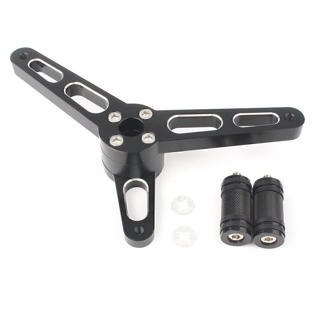 Heel Toe Shifter Lever Fit for Harley 2004-2018 Sportster 883 1200 48 Black/Silver