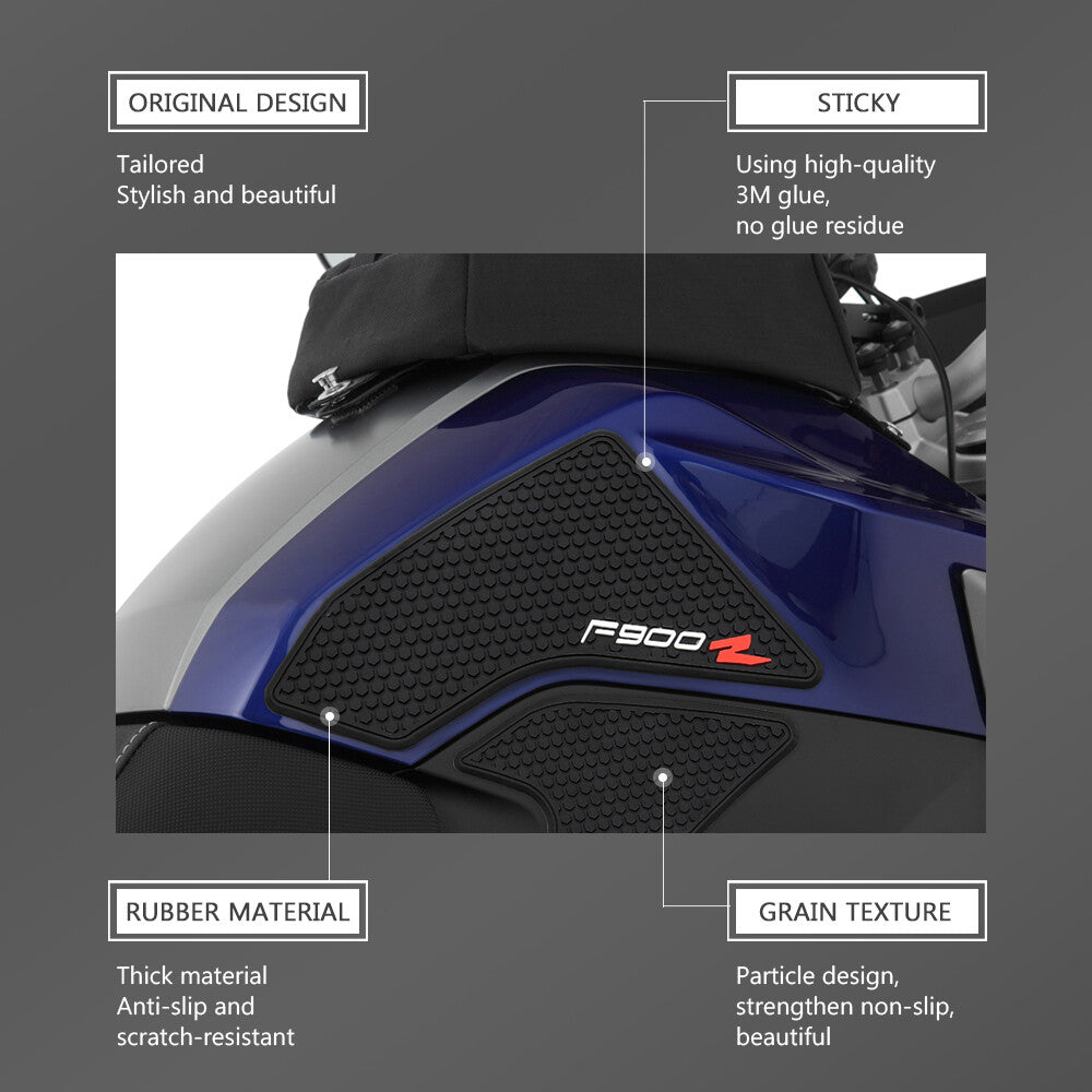 Motorcycle Side Fuel Tank Pad Sticker Grip Traction Decal for BMW F900R 2020