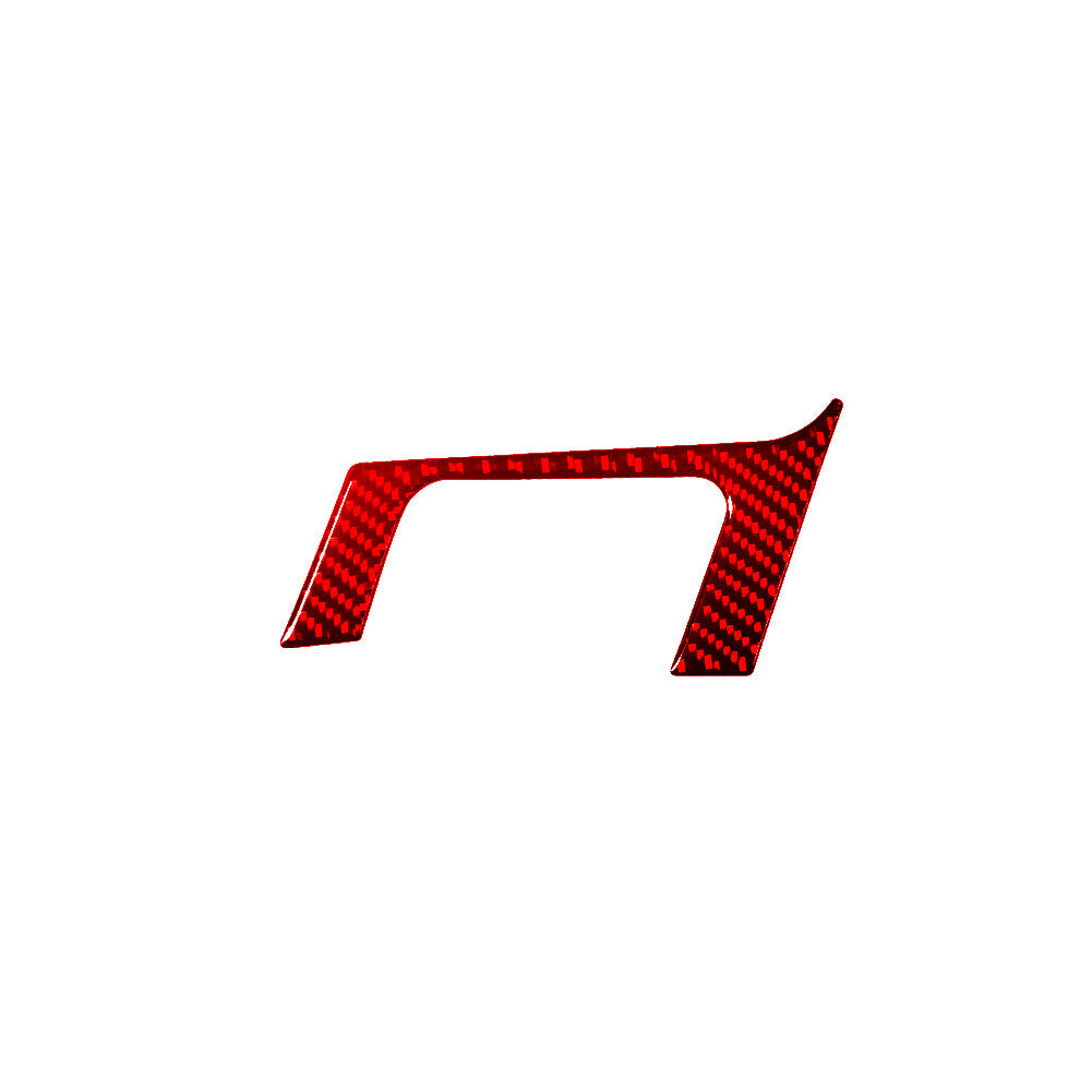 Red Console Storage Frame Trim Cover Carbon Fibre for Toyota Tundra 2007-2013