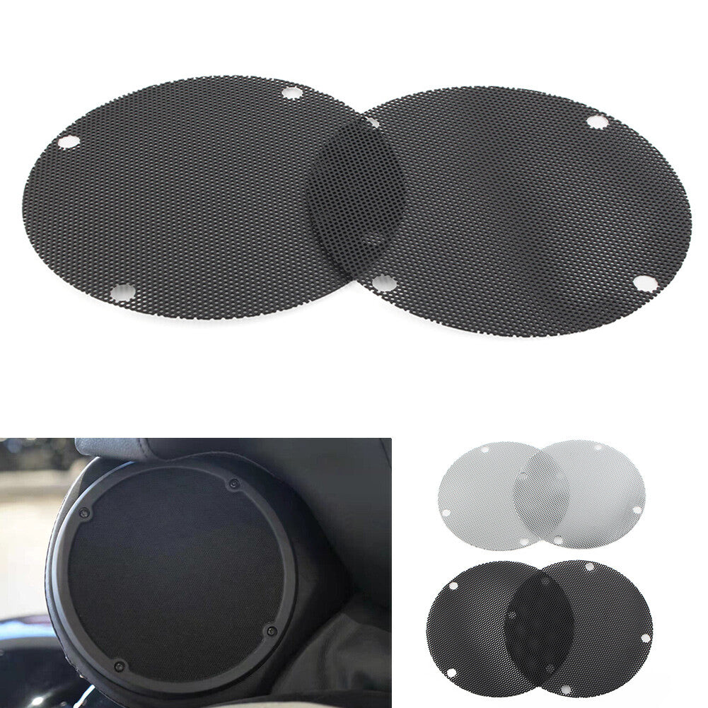 Mesh Rear Speaker Grill Covers for Harley Touring Electra Glide 96-13 FLHT
