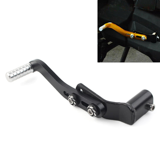 Motorcycle CNC Aluminum Gear Shift Lever Footrest Pedal Shifter Black Universal