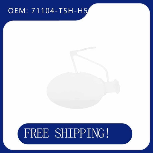 Front Bumper Tow Hook Cover Cap 71104-T5H-H50 for Honda Fit 2018 2019 White