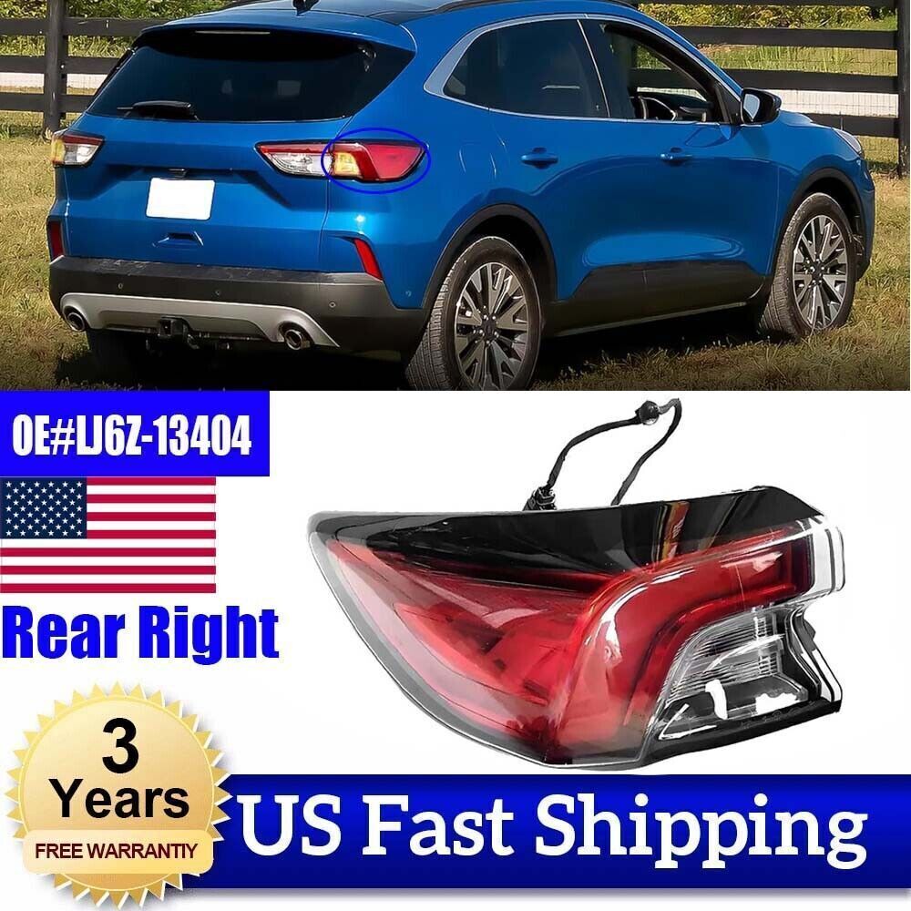 Right Passenger Outer Tail Light Rear Brake LJ6Z-13404 for Ford Escape 20-22 21