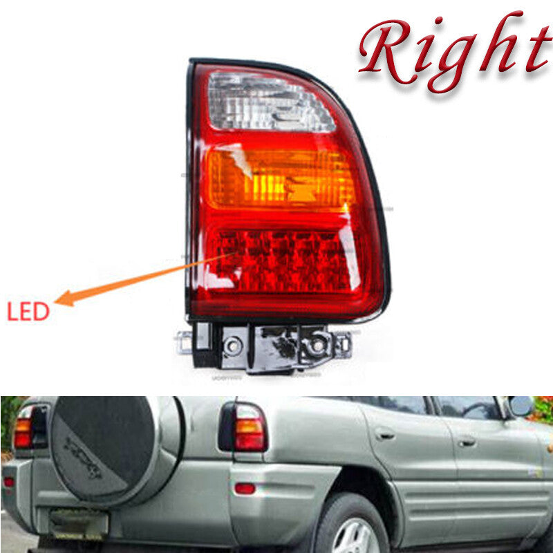 The right LED rear taillight signal light is compatible with 1998-2000 for Toyota RAV4 models.