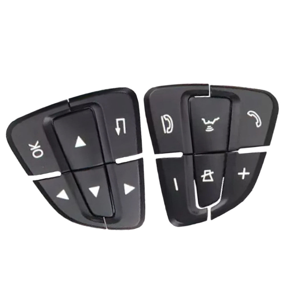 Pair For A G CLA CLS GLA GLE GLS SLC Steering Wheel Radio Control Switch Cover