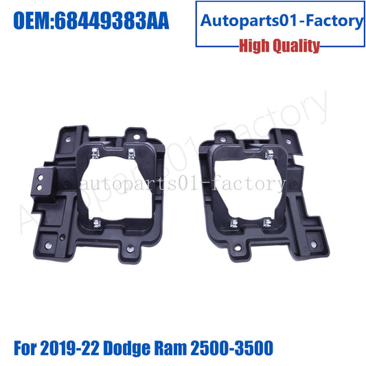 1Set of 2PCS Fog Lamp Mounting Brackets for 2019-2023 for RAM 2500 3500