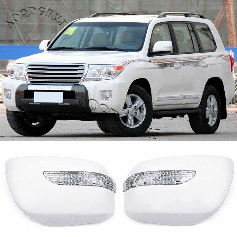Pearl White Rearview Mirror Housing W/ Turn Signal for Toyota for Land Cruiser 08-15