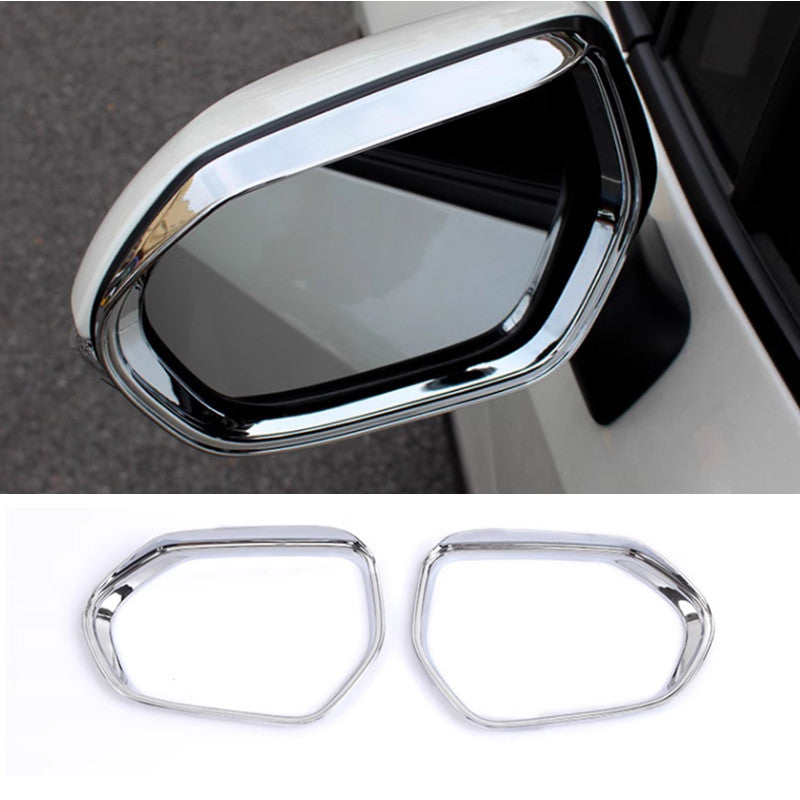 for Toyota for Corolla 20-24 ABS Chrome Rearview Mirror Rain Eyebrow Frame Trim 2X