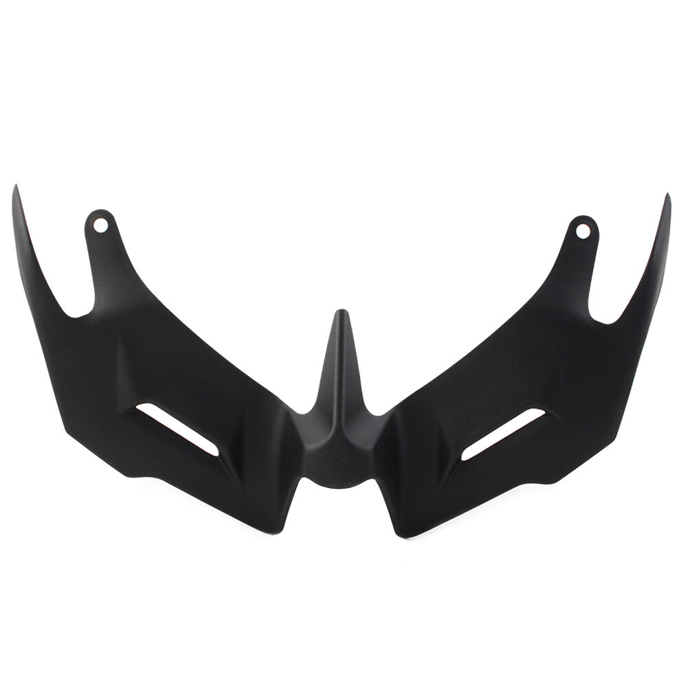 Front Winglet Fairing Aerodynamic Spoiler for Yamaha YZF R3 R25 2014-18 Black cl