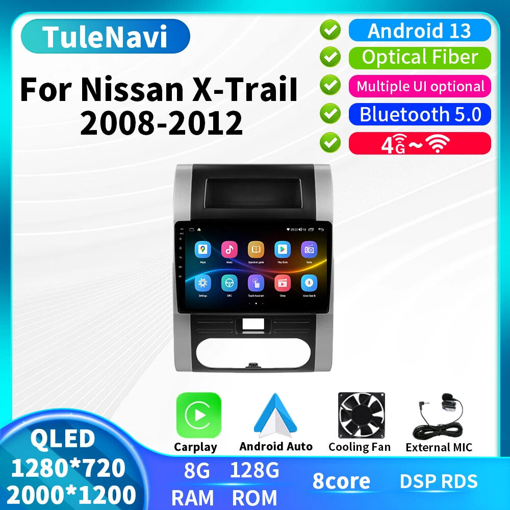 Android Radio for Nissan for X-Trail XTrail T32 T31 Car Multimedia Player CarPlay