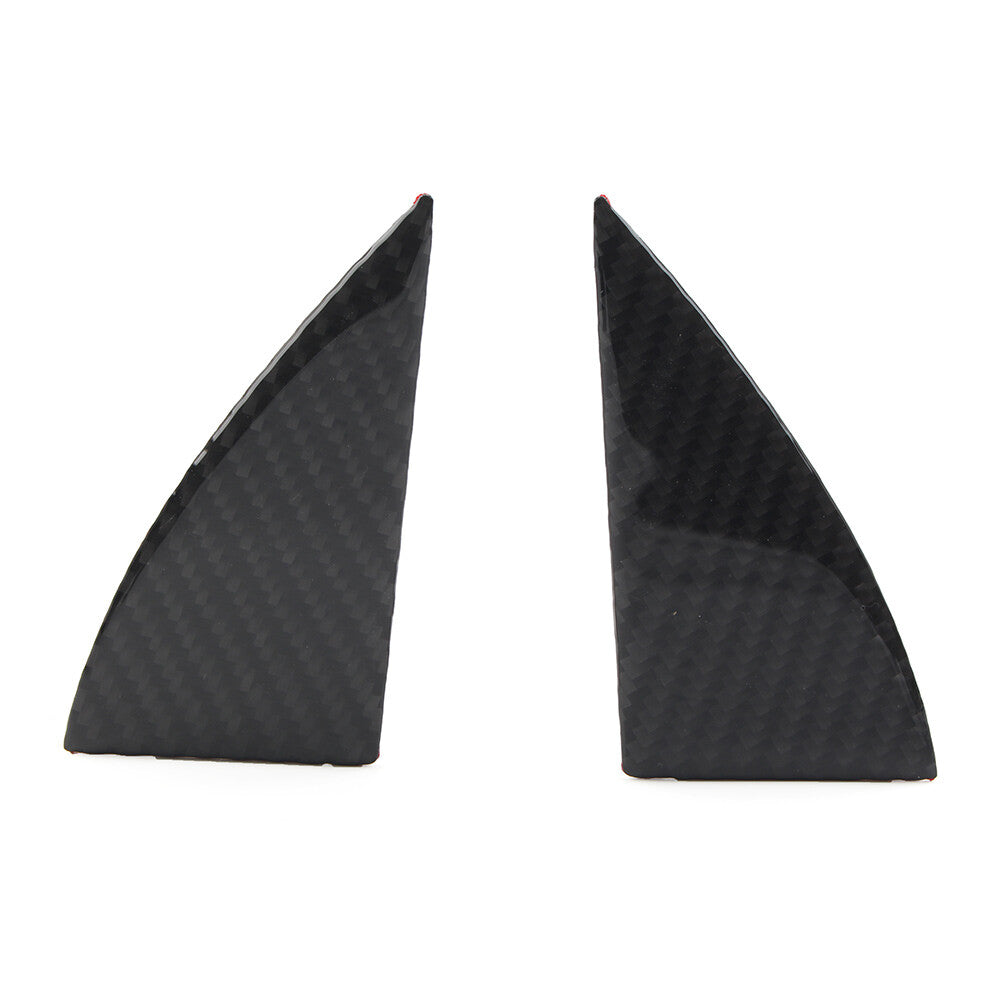 2 Pcs A Pillar Front Triangle Cover Trim Carbon for Chevrolet Equinox 2018-2021