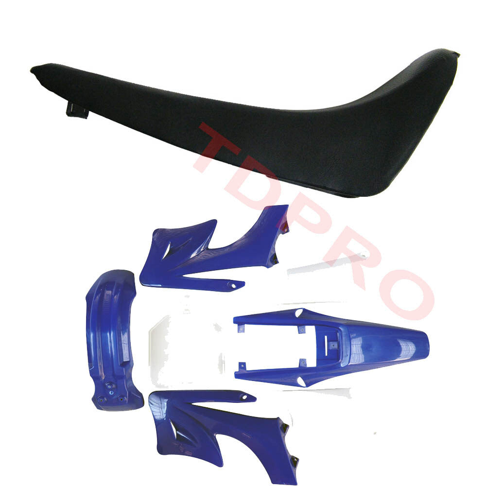 Blue Plastics Fender + for Seat For Pit Dirt Bike Orion Apollo 110cc 125cc 150cc 160