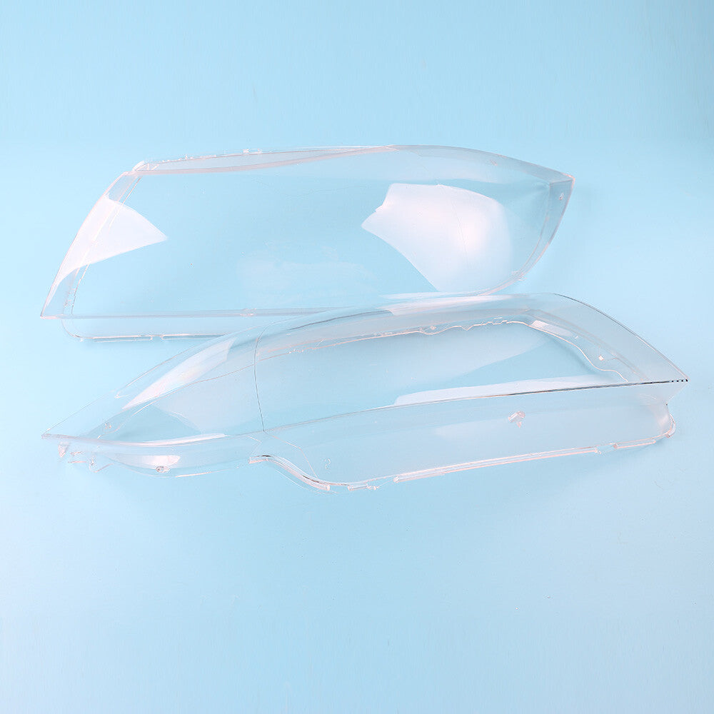 Pair Headlight Headlamp Lens Clear Lens Cover For E90 Sedan E91 Touring 2004-07