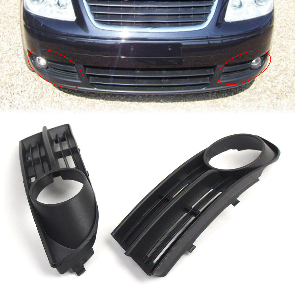 Front Bumper Fog Light Grille Cover for VW Caddy 04-10 Touran 03-06