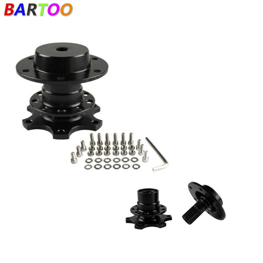 BK Universal Car Steering Wheel Quick Release Hub Adapter Snap off Boss Kit