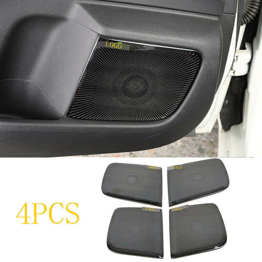 4p for Nissan Sentra 2020 Black Titanium Interior Door Speaker Panel Cover Trim