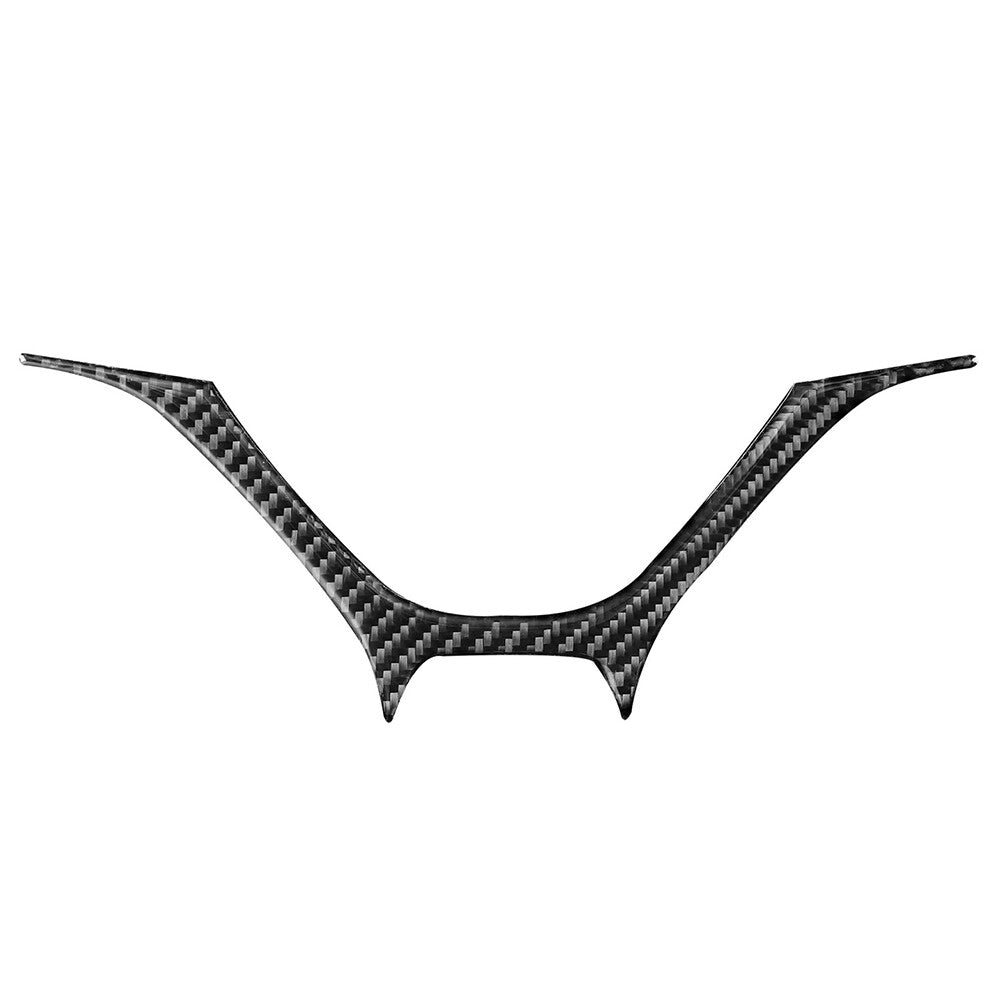 Carbon Fiber Car Steering Wheel Panel Cover Trim Fit for Honda for Civic 9th 2012-15