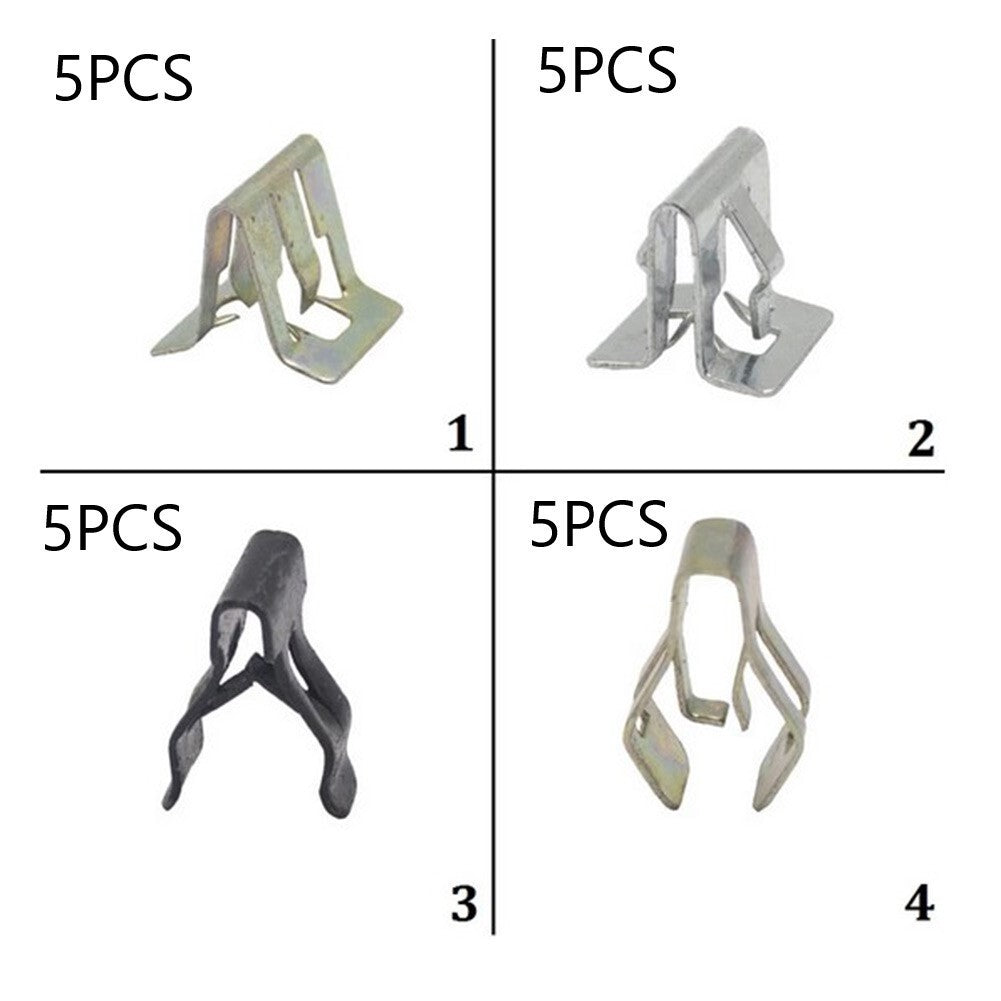 20X Car general instrument panel metal rivet instrument panel fastener clip