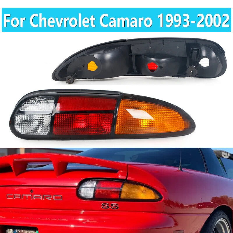 Fit For 1993-2002 Camaro Reproduction Candy Corn Export JDM Tail Light Lamps 2Pc