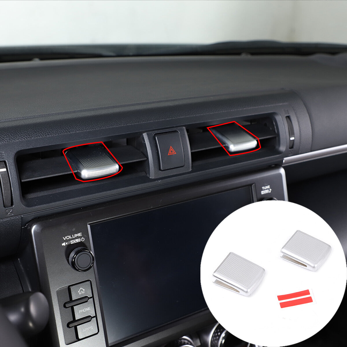4-Pack Red Alloy Engine Divider Oil Covers for Subaru WRX 2022-2023 USA