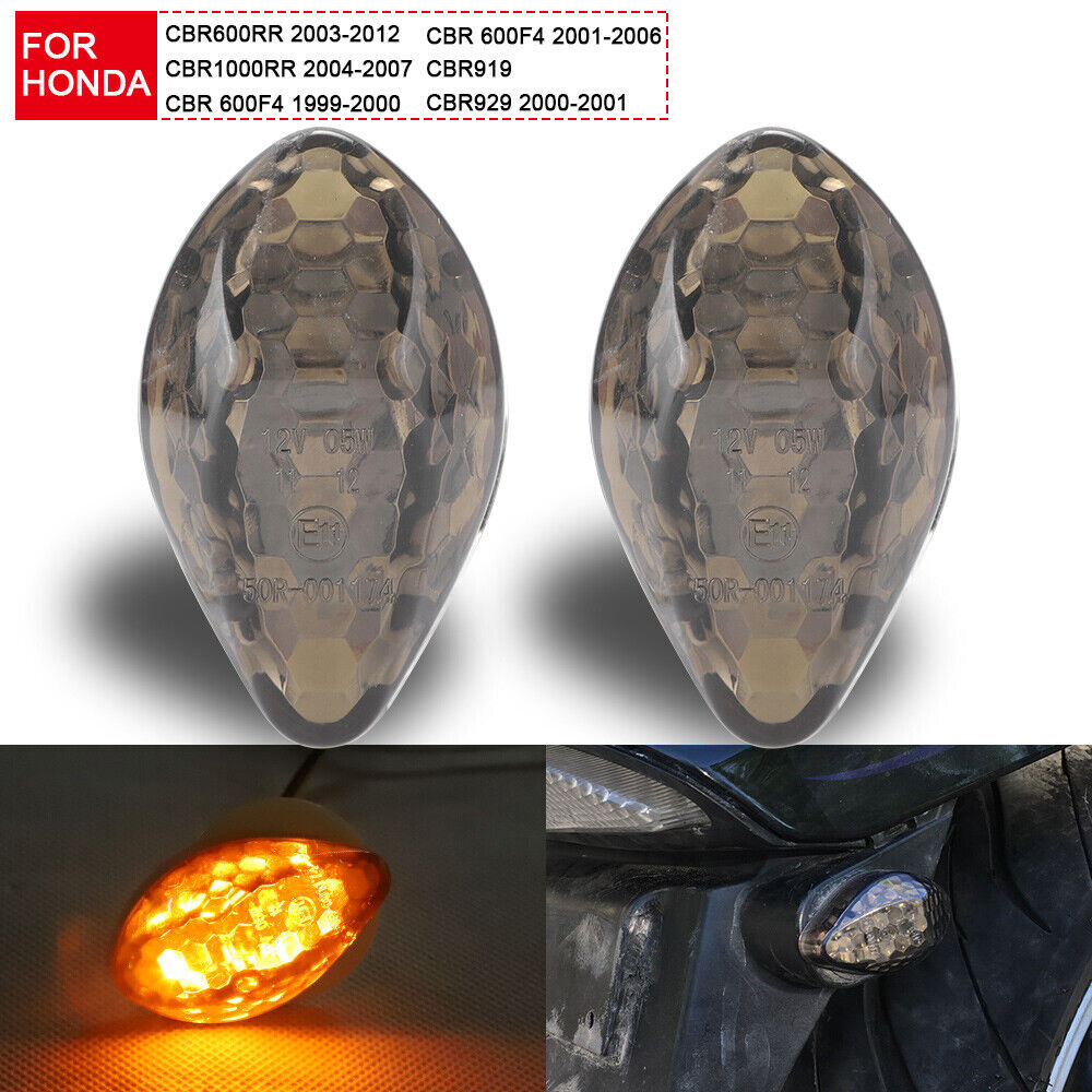 Motorcycle LED Turn Signal Blinker Lights for Honda CBR600RR CBR600F4i CBR1000RR