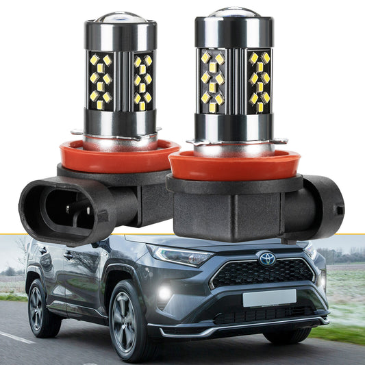 for Toyota C HR CHR RAV4 Led Car Fog Lamp Front Fog Light Bulb Canbus White 2pcs