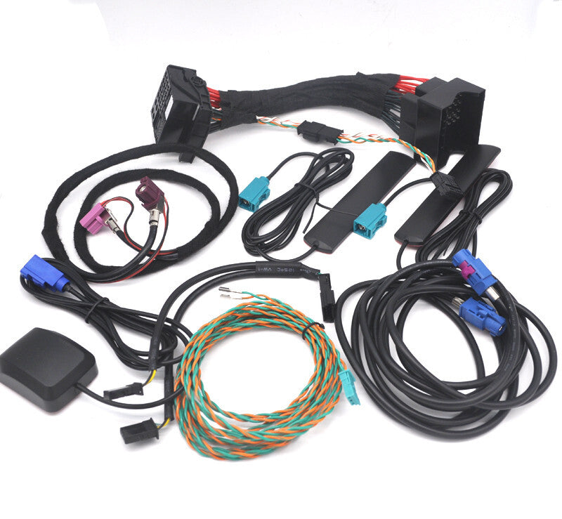 retrofit upgrade Cable antenna set for BMW F30 F10 F25 F15 HU-ENTRY to NBT EVO