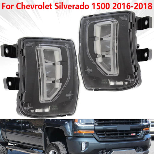 Front Bumper Side Fog Light Lamp for Chevrolet Silverado1500 2016-2018 GM2593315