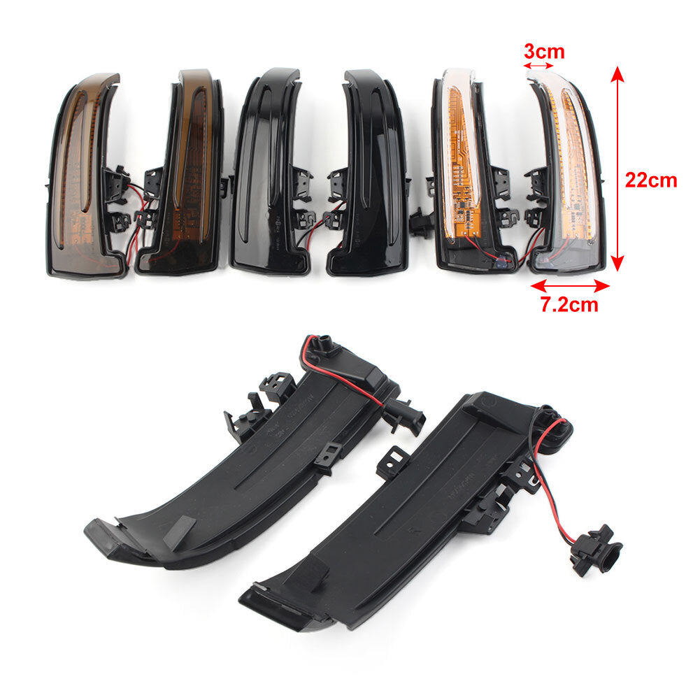 for Mercedes-Benz A/B/C/E/S/CL/GLA LED Side Mirror Sequential Turn Signal Light