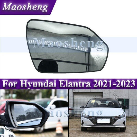 Heated right-side rearview mirror lens for Hyundai for Elantra 2021-2025