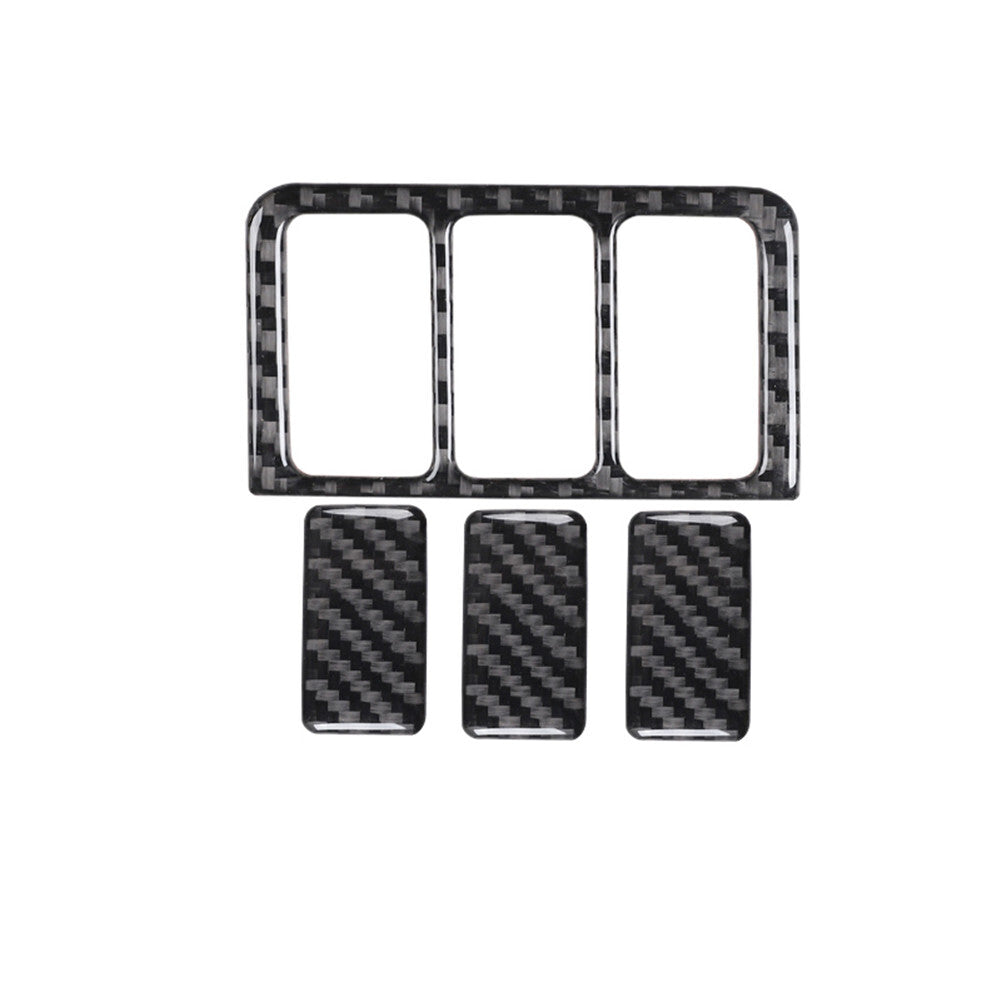 Carbon Fiber Sunroof Control Panel Trim Cover for Honda Accord Sedan 2003-2007