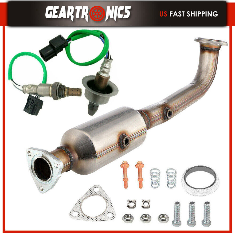 Fits 2007 2008 2009 for Honda CRV 2.4L Pre  Post Catalytic Converter w/ O2 Sensors