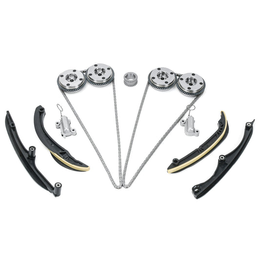For 17-24 for Ford F150 3.5L Ecoboost Engine Timing Chain Kit LH+RH Tensioner Guide
